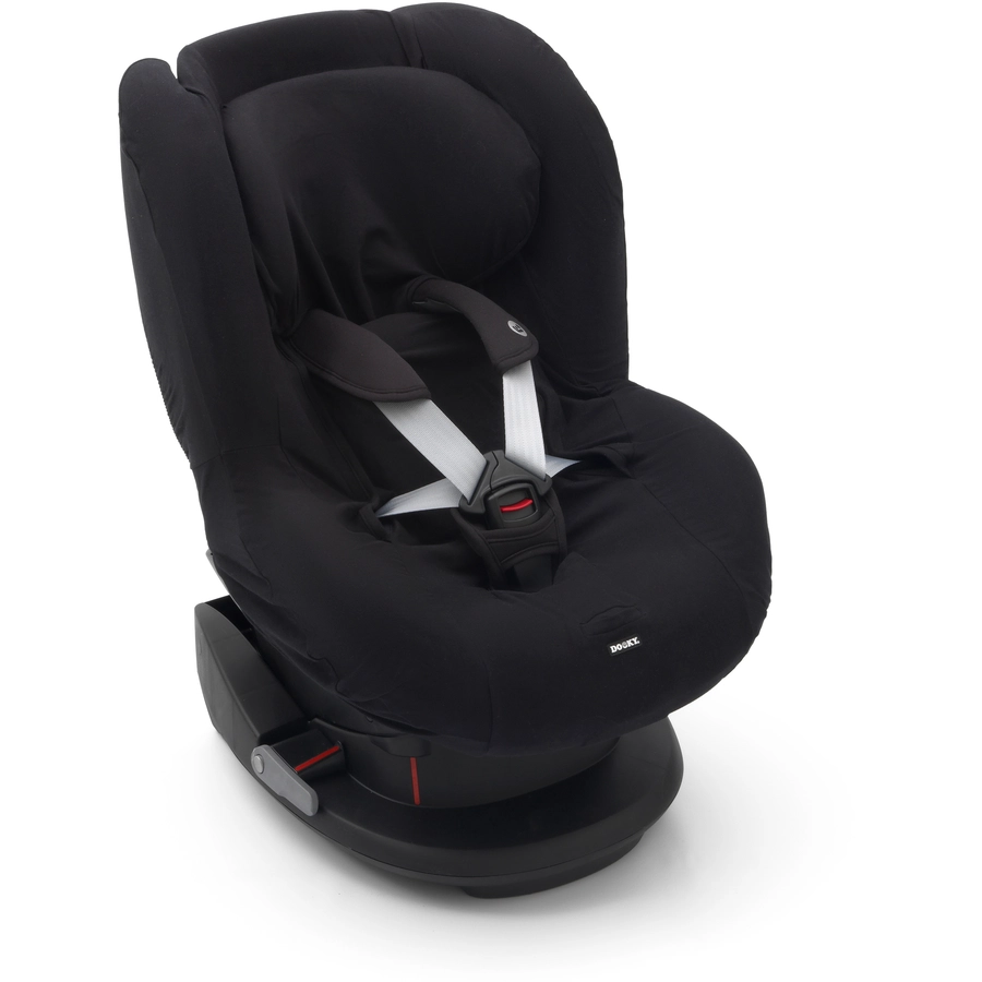 DOOKY Sitzbezug für Kindersitze Gruppe 1 Black Uni