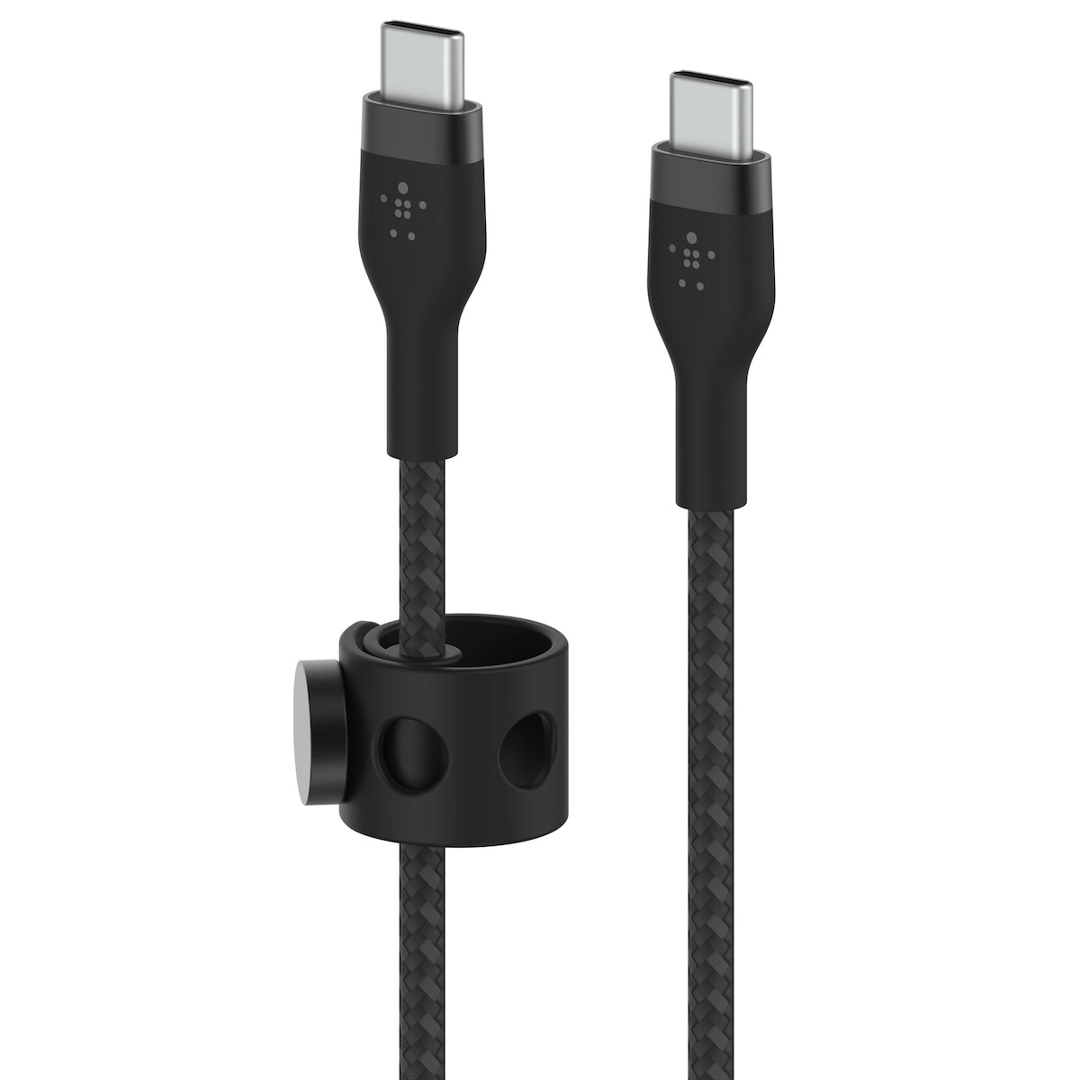 Belkin USB-C til USB-C flettet silikonkabel 3m (sort)