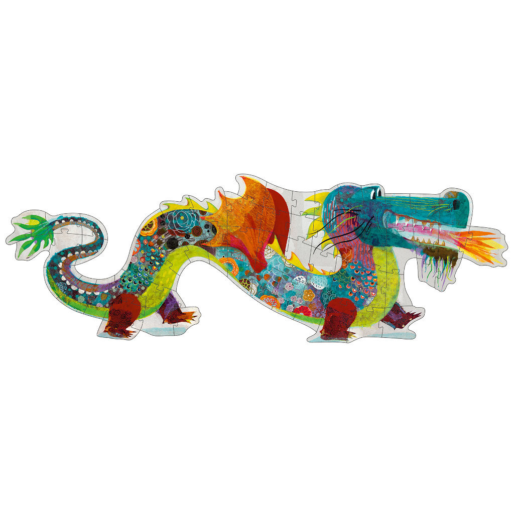 Puzzle Géant - Léon le Dragon - 58 Pièces