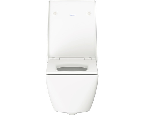 DURAVIT wandcloset Viu, diepe spoeling, open rand, glanzend wit met coating, zonder toiletzitting 25110900001