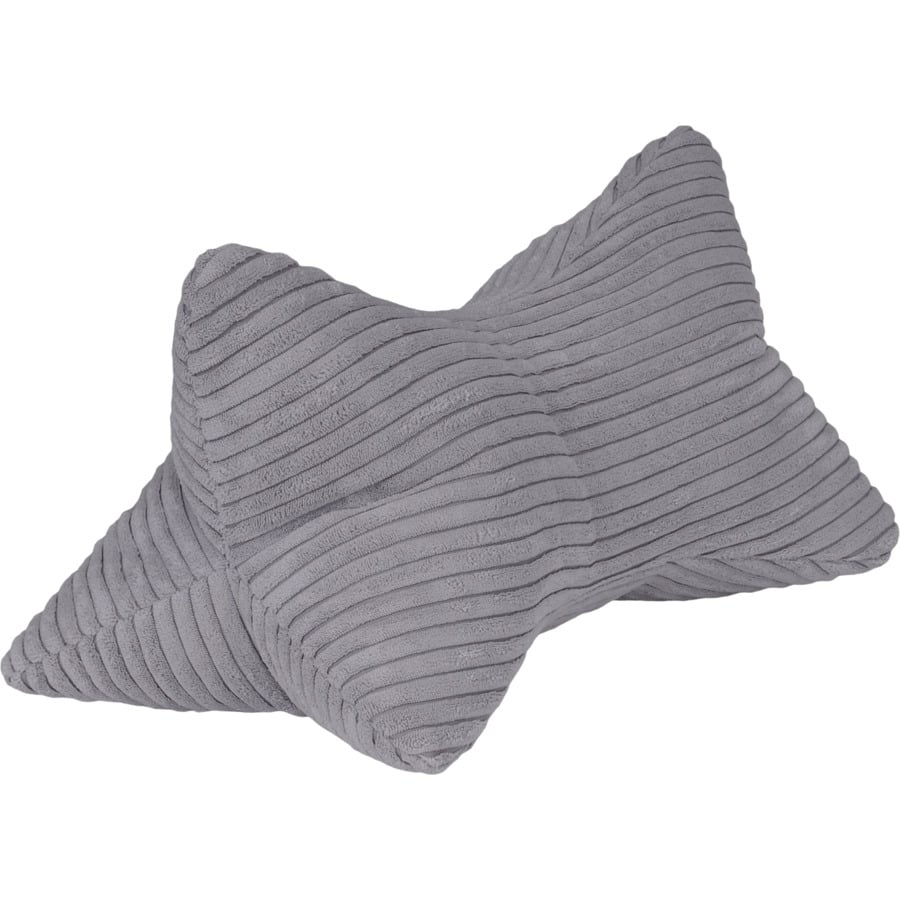 Polsterbett Cora Stoff Cord silber 180 x 200