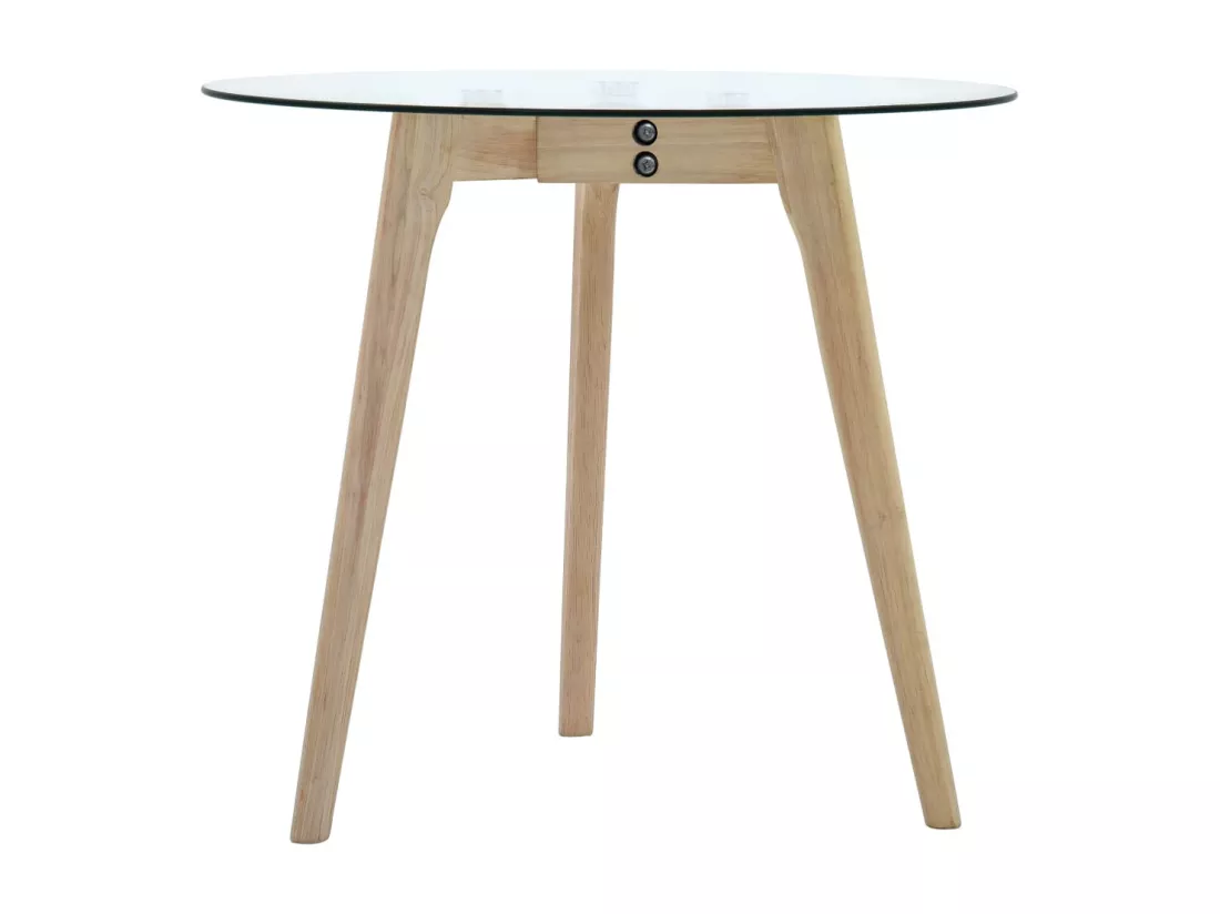 Ensemble de tables d'appoint 2 pièces Verre trempé