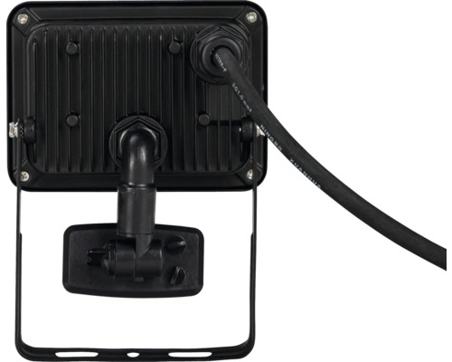 LED-sensorwandlamp IP44 20W 3300 lm 4000 K neutraal wit, netsnoer 3G1,0 mm² H05RN-F 0,3 m + snelsluiting, BxDxH 130x62x174 mm