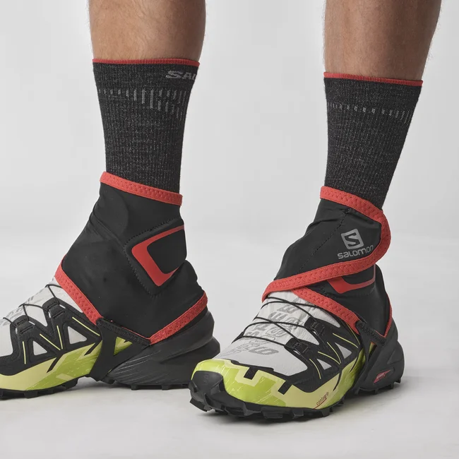 TRAIL GAITERS HIGH  Accessoires Unisex BLACK