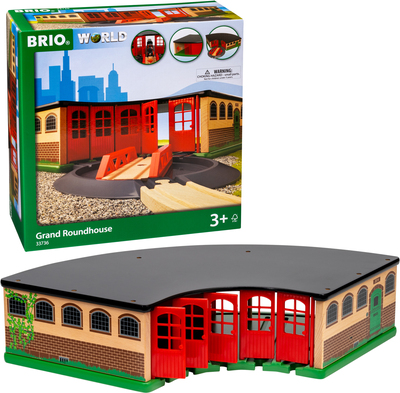 BRIO World 33736 Den Store Togstallen