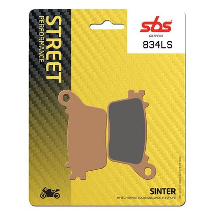 Plaquettes de freins SBS 834LS Sinter Métal Fritté arrière