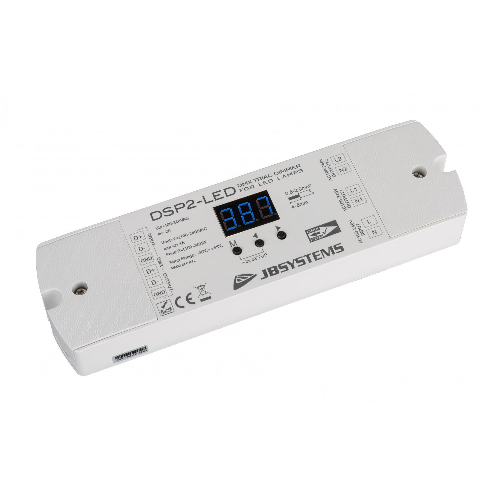 JB systems DSP2-LED mosfet dimmer