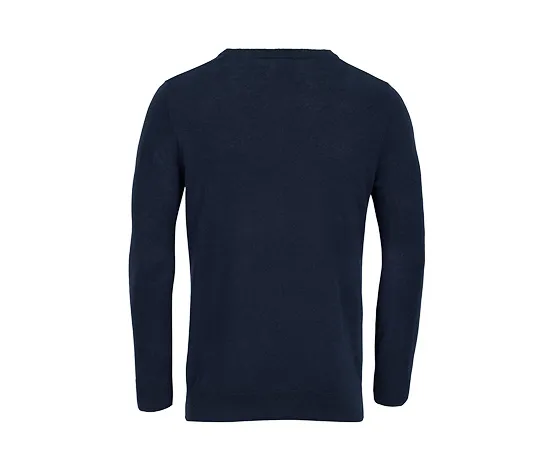Leinen-Pullover, navy
