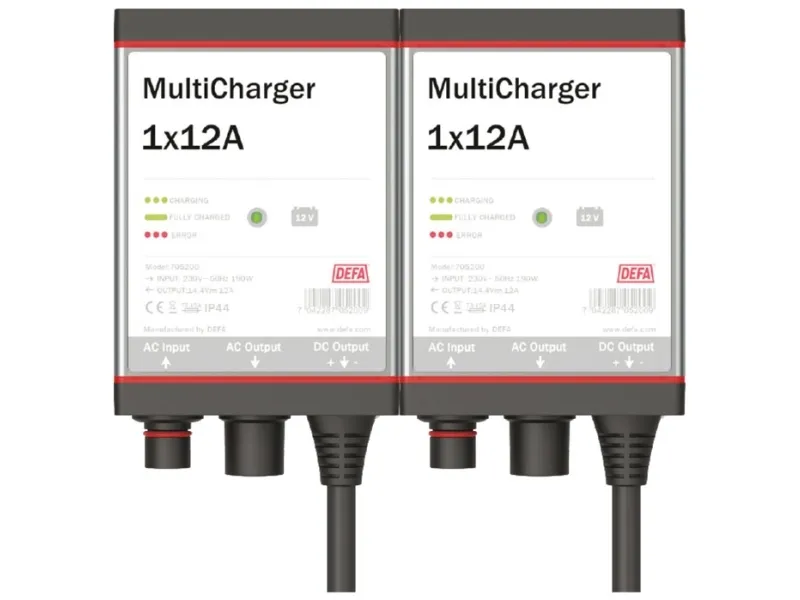 DEFA multicharger 12v 2x12a