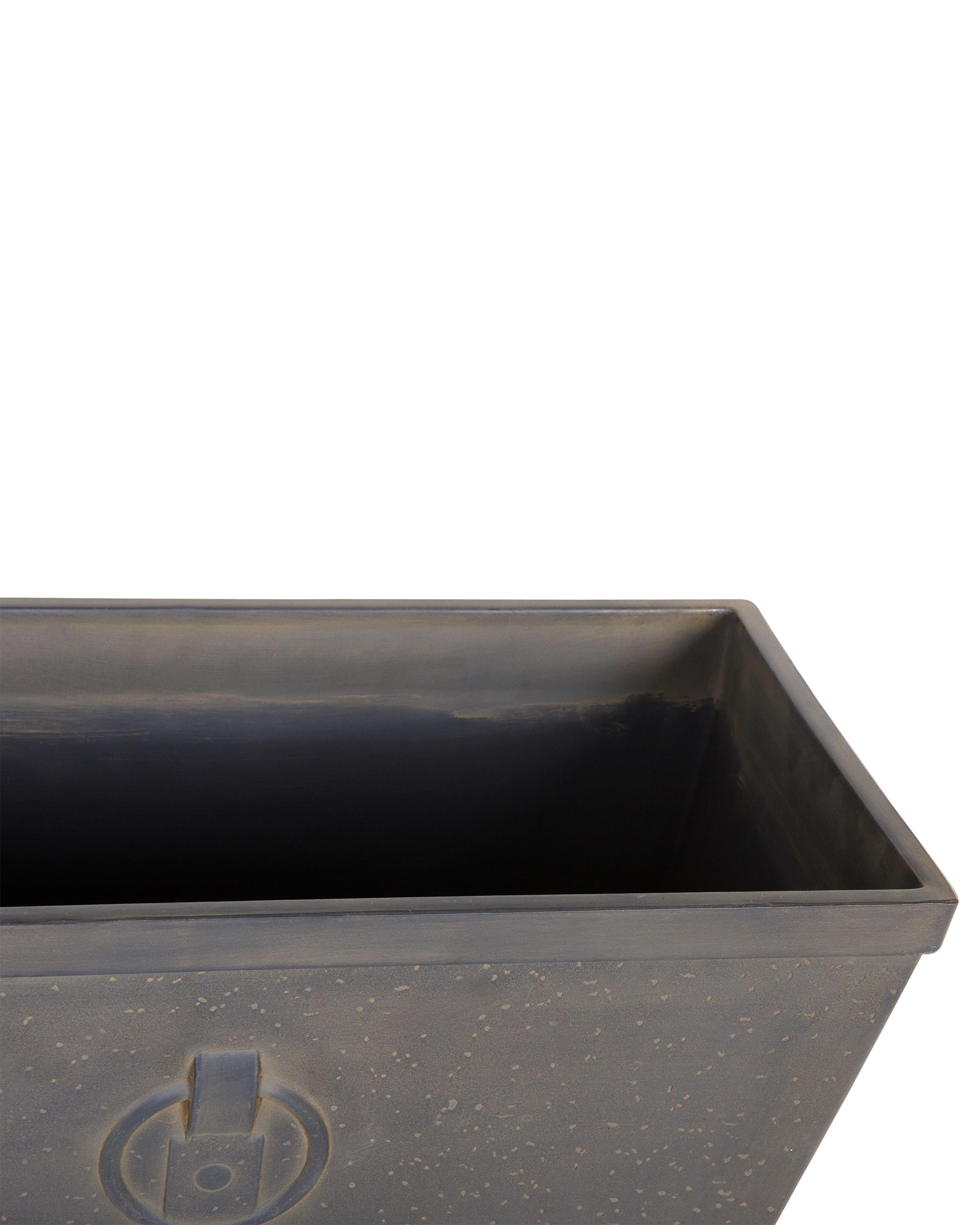 Bloempot PORIA 60 cm Bruin
