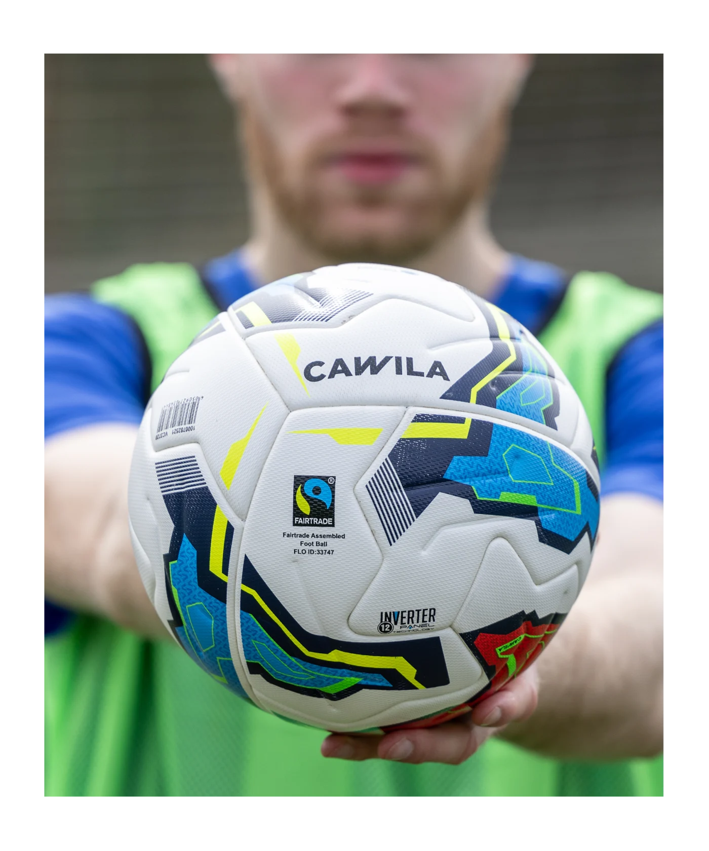 Cawila LIGA INVERTER Fußball | Spielball Größe 5 | Fairtrade Produktion