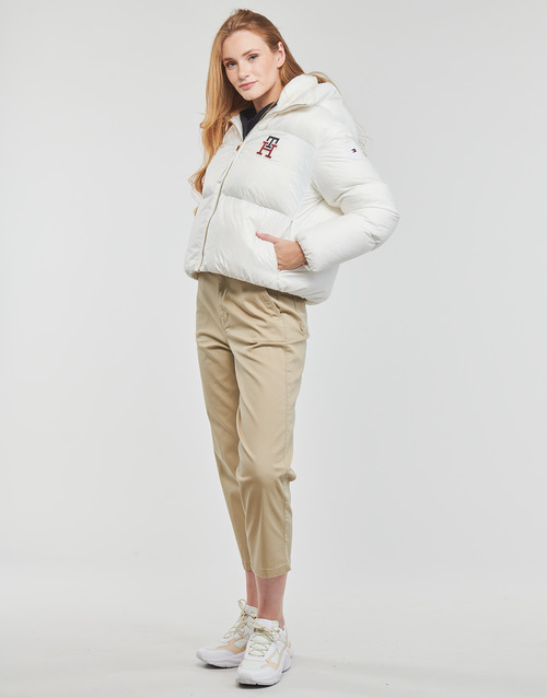 Tommy Hilfiger - MONOGRAM BADGE DOWN JKT - Blanc