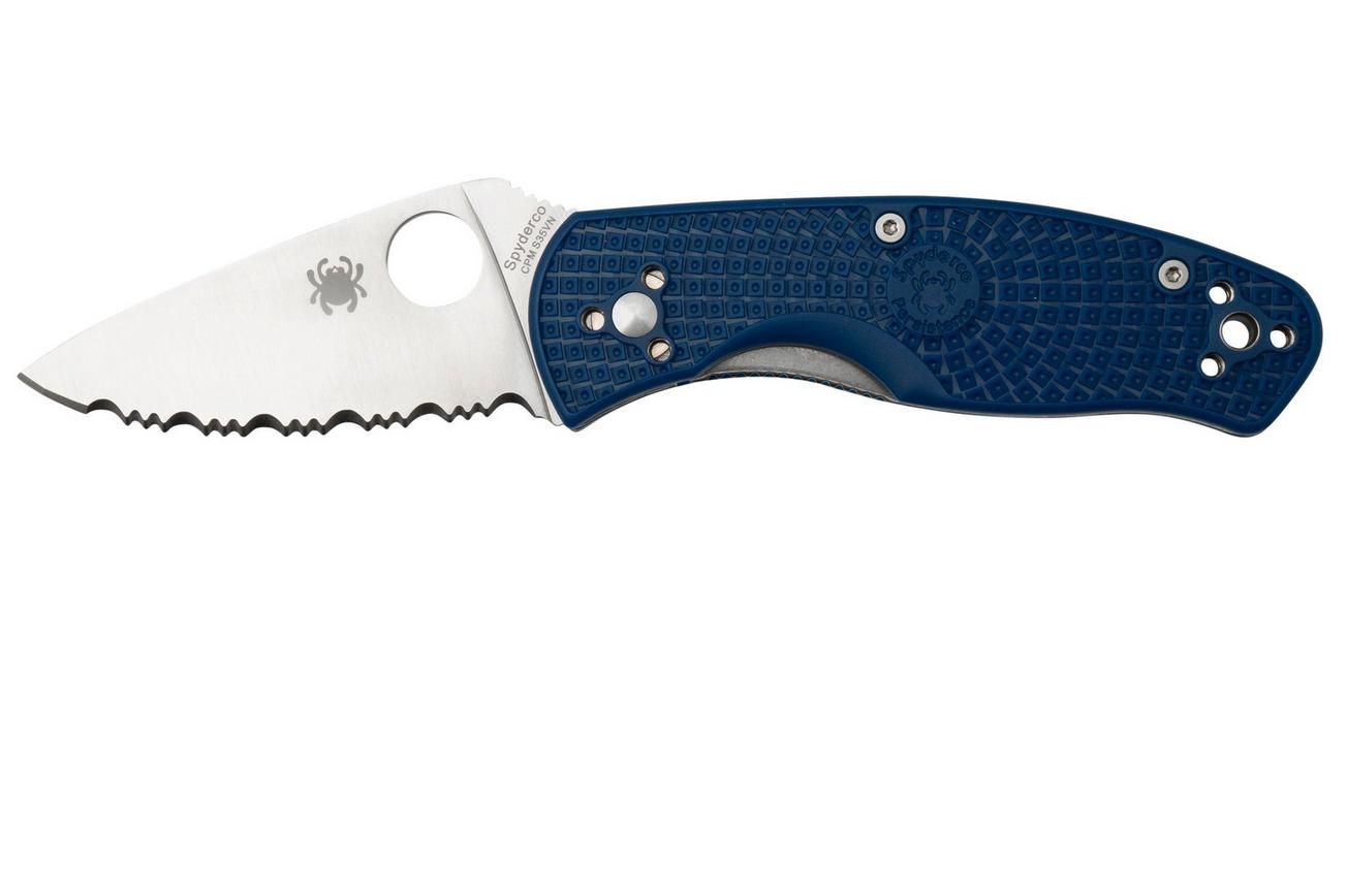 Spyderco Persistence Lightweight C136SBL Serrated S35VN Blue FRN zakmes