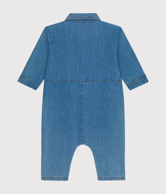 Combinaison longue en denim bébé