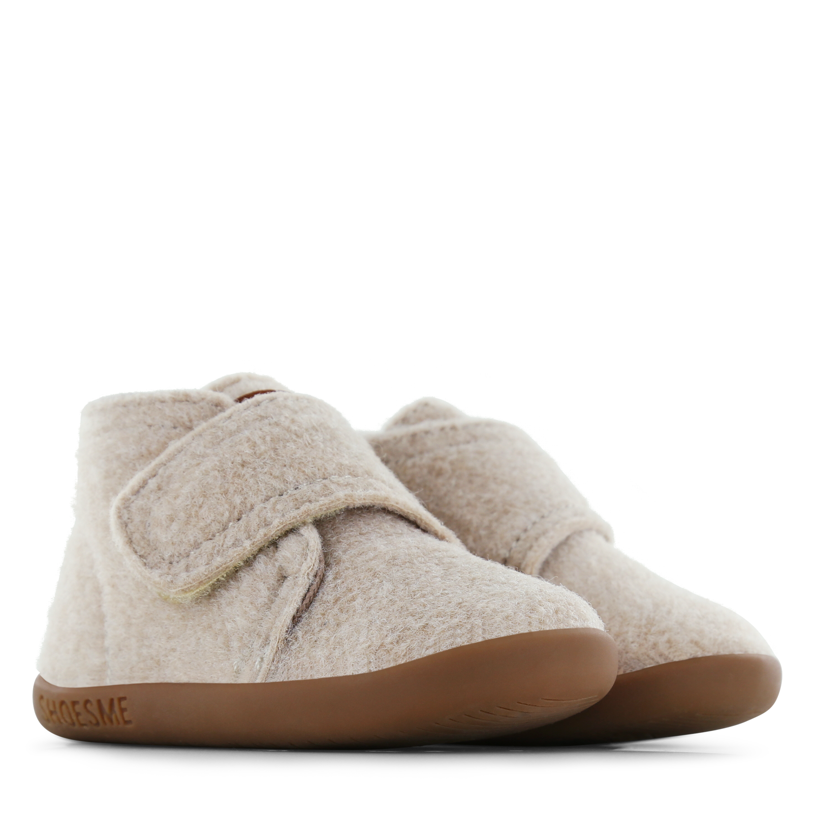 Shoesme beige vilten slofje  | Uni schoenen