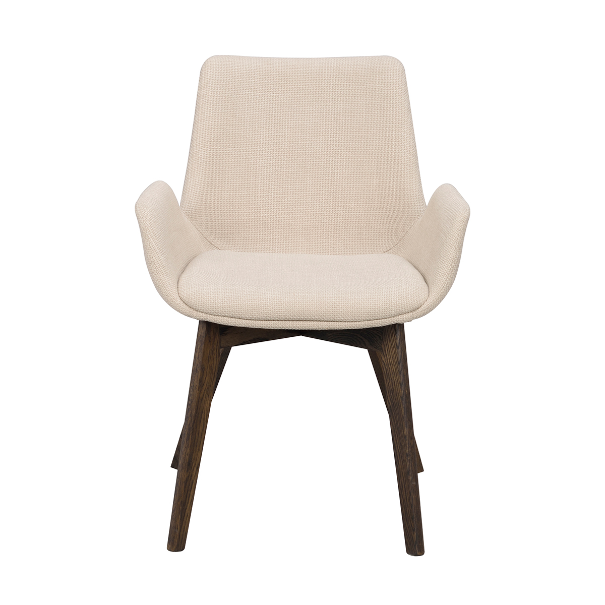 Eetkamerstoel Drimsdale gestoffeerd Beige