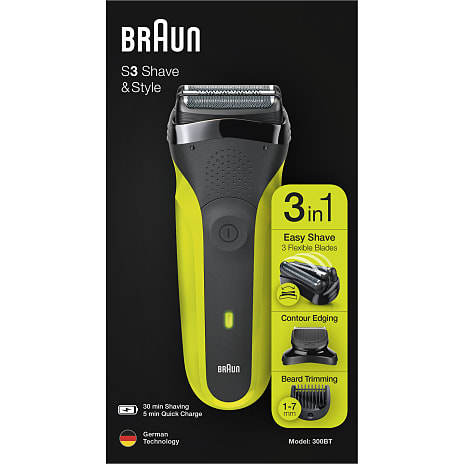 Braun Series 3 300BT 3-i-1-barbermaskine og skægtrimmer