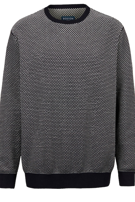 Boston Park Pullover, Strukturstrick, Rundhals, bis 72/74