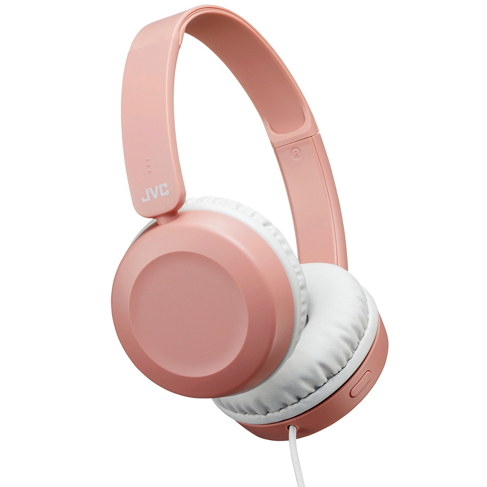 JVC On-Ear-Kopfhörer mit Mikrofon, Altrosa