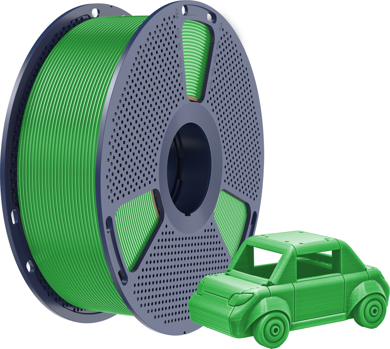 SUNLU  PETG Green, 1,75 mm / 1000 g    Zähes, leicht zu druckendes PETG Filament