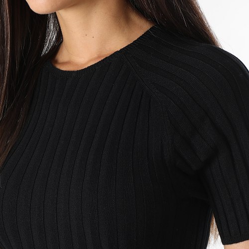 Robe Manches Courtes Femme Vilde Noir