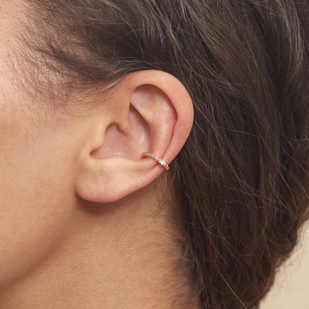 Bague D'oreille Unitaire Grishilde Plaqué Or Oxyde De Zirconium