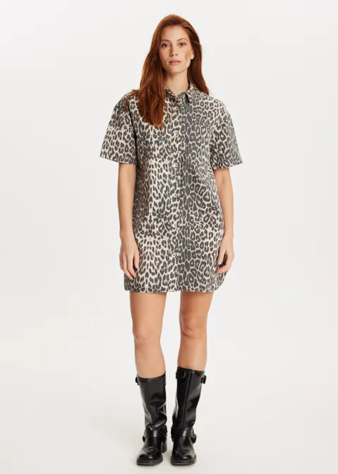Jurk leopard assorti (ASSOR)
