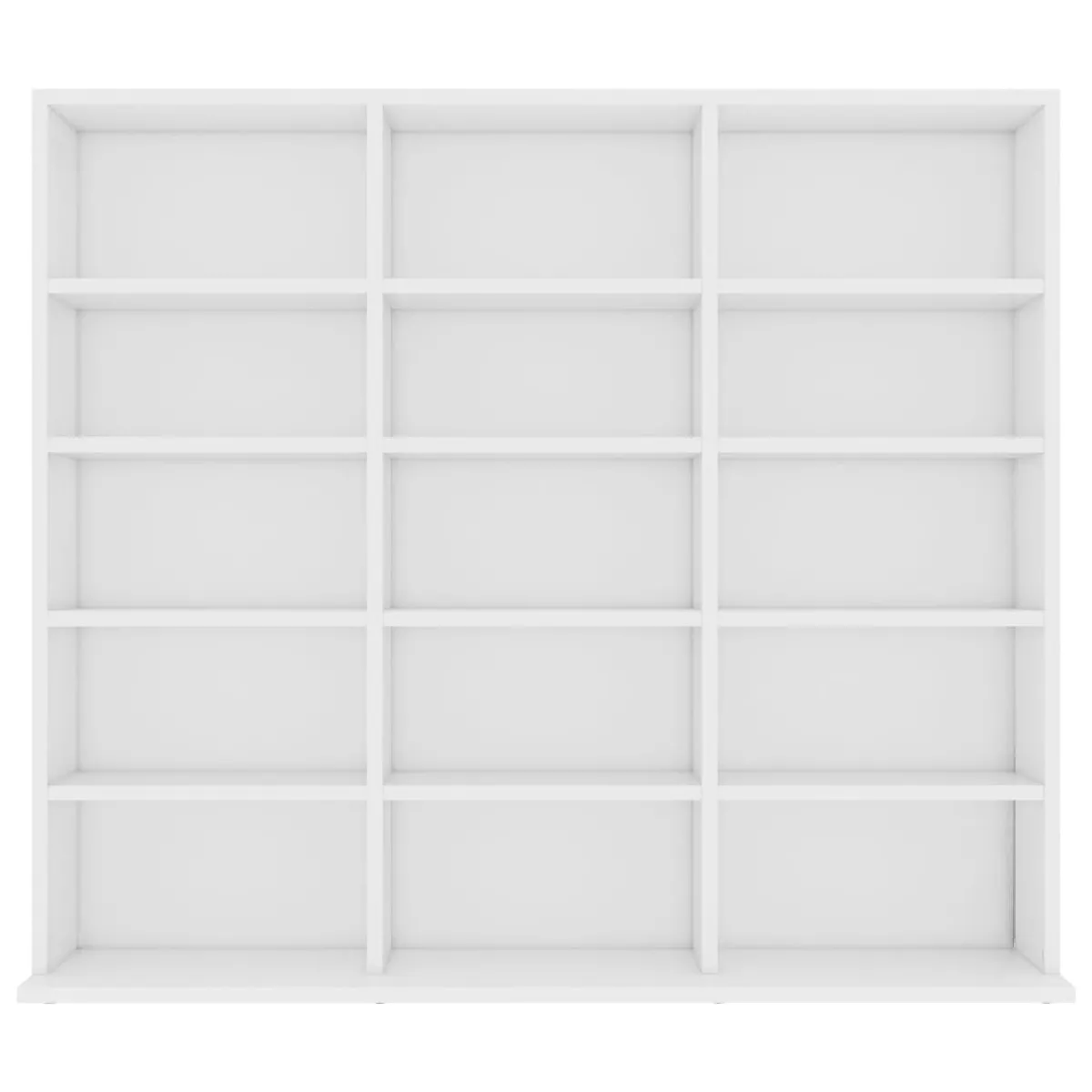 vidaXL Armoire à CD - Blanc