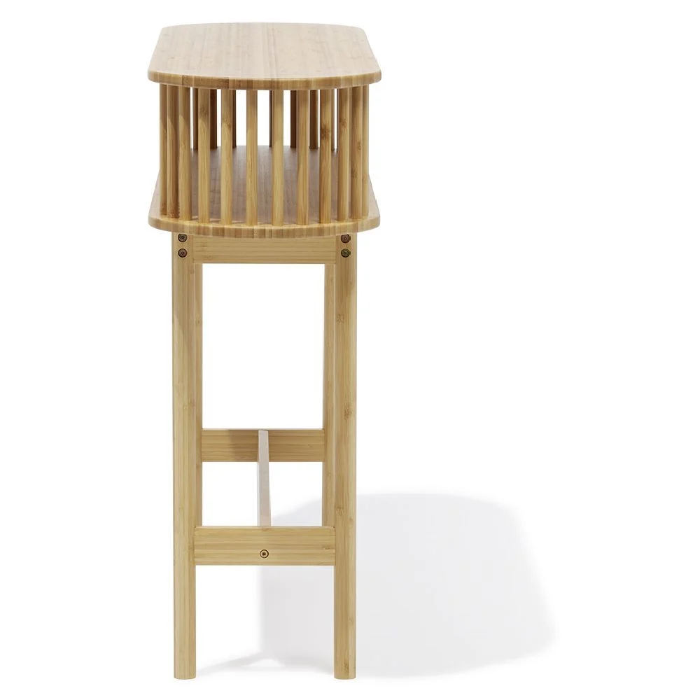 Console Gaïa bambou naturel - L100xP30xH80 cm