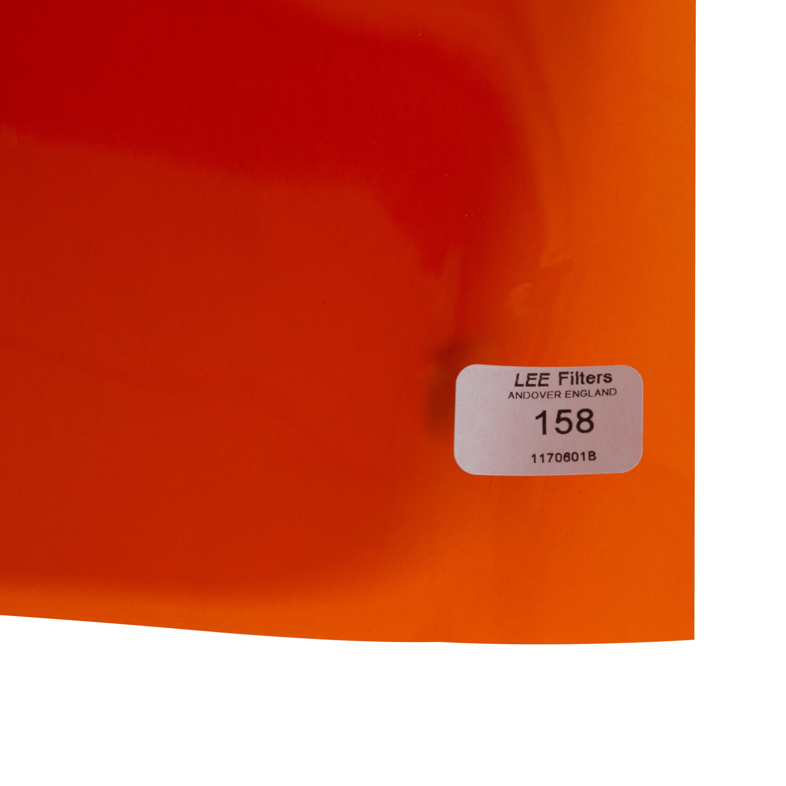 LEE filter 120 x 50cm 158 deep orange