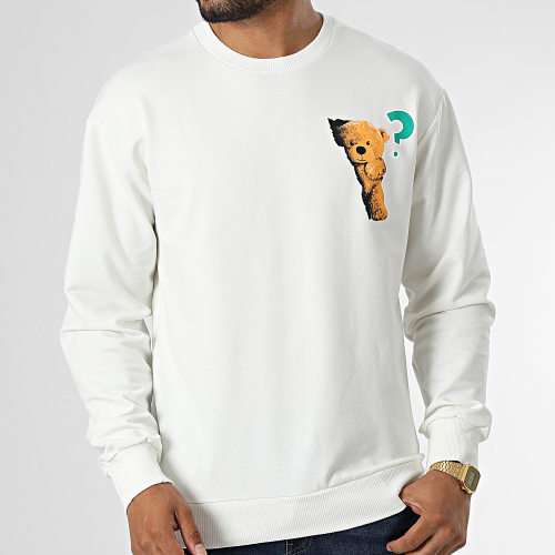 Sweat Crewneck GK-1012 Blanc