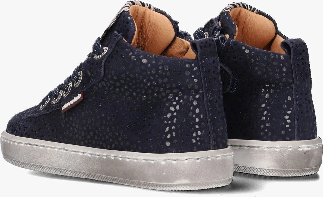 DEVELAB blauwe develab hoge sneaker 41602