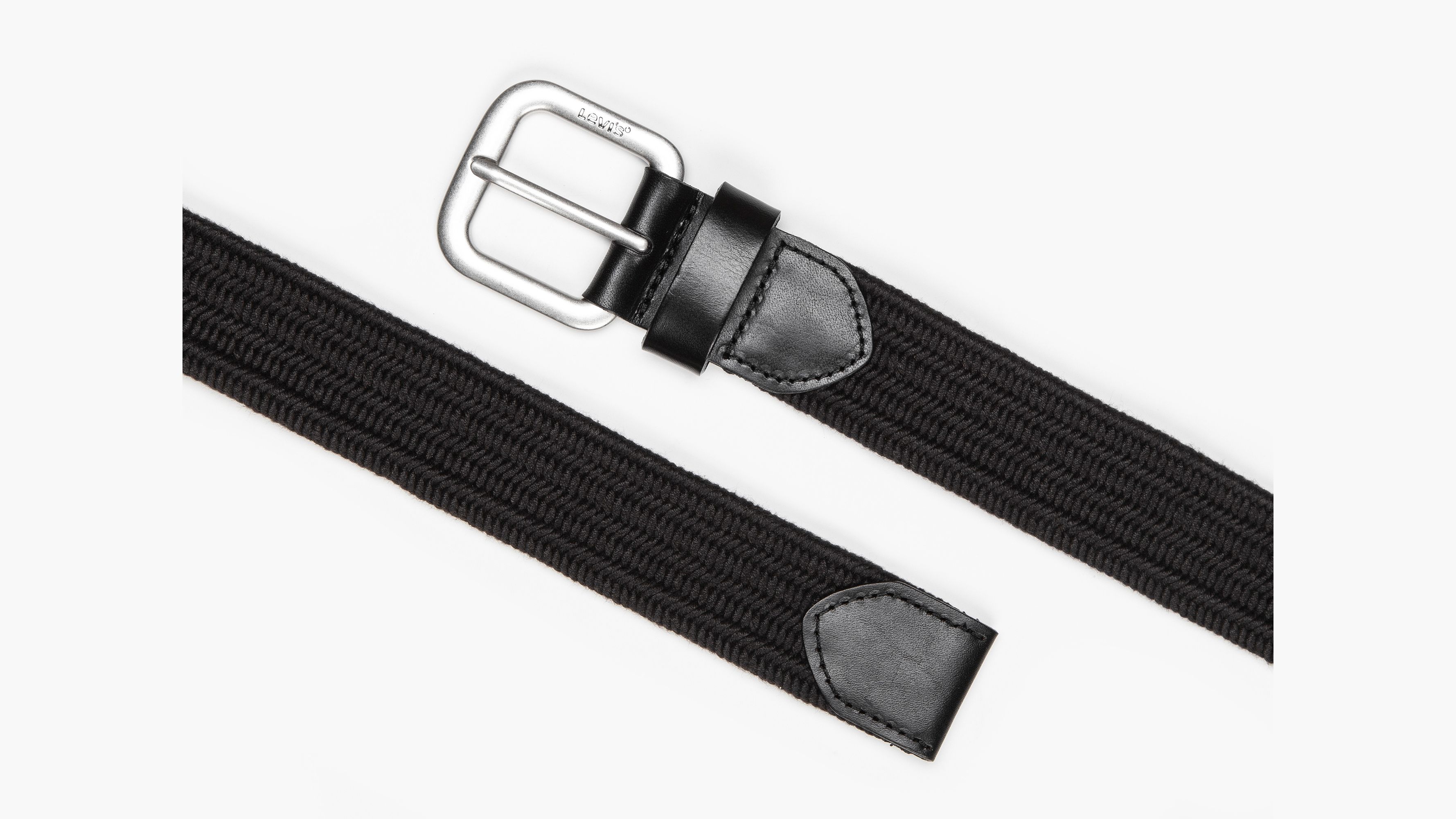 Ceinture stretch tissée - Black - Noir