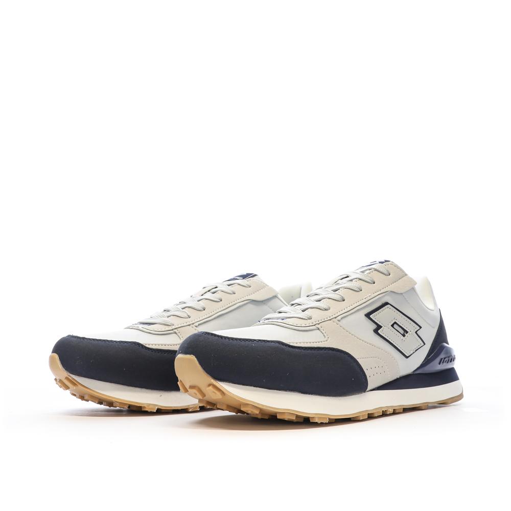 Lotto Baskets Grises/Marine Homme Lotto Twenty 5