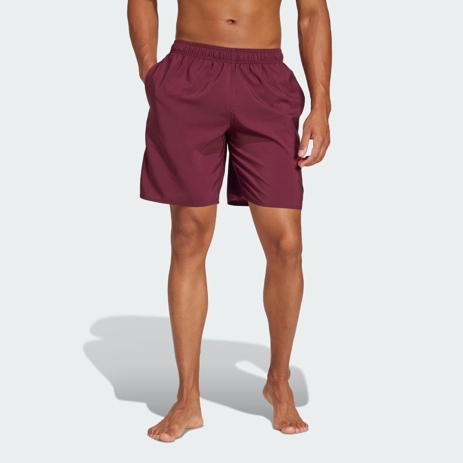 Adidas Short de bain uni de longueur classique CLX