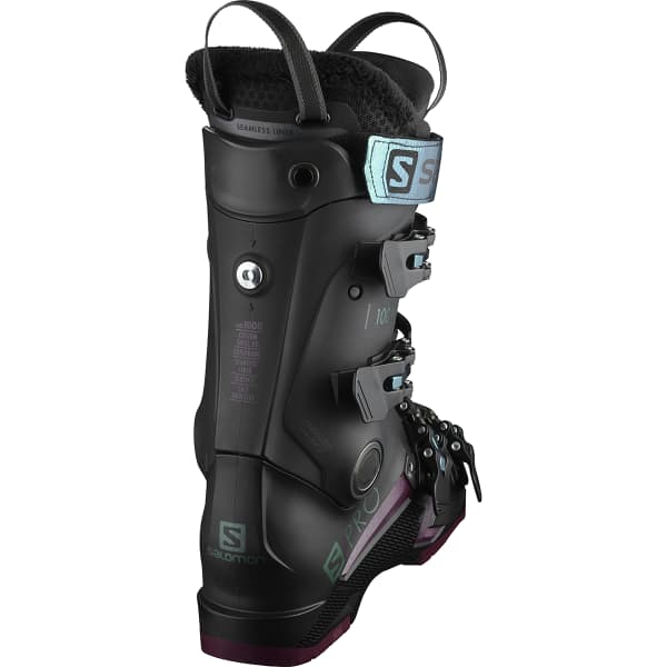 Chaussure de ski SALOMON S/PRO 100 W GW BLACK BURGANDY SHIFT GREEN/ BLUE