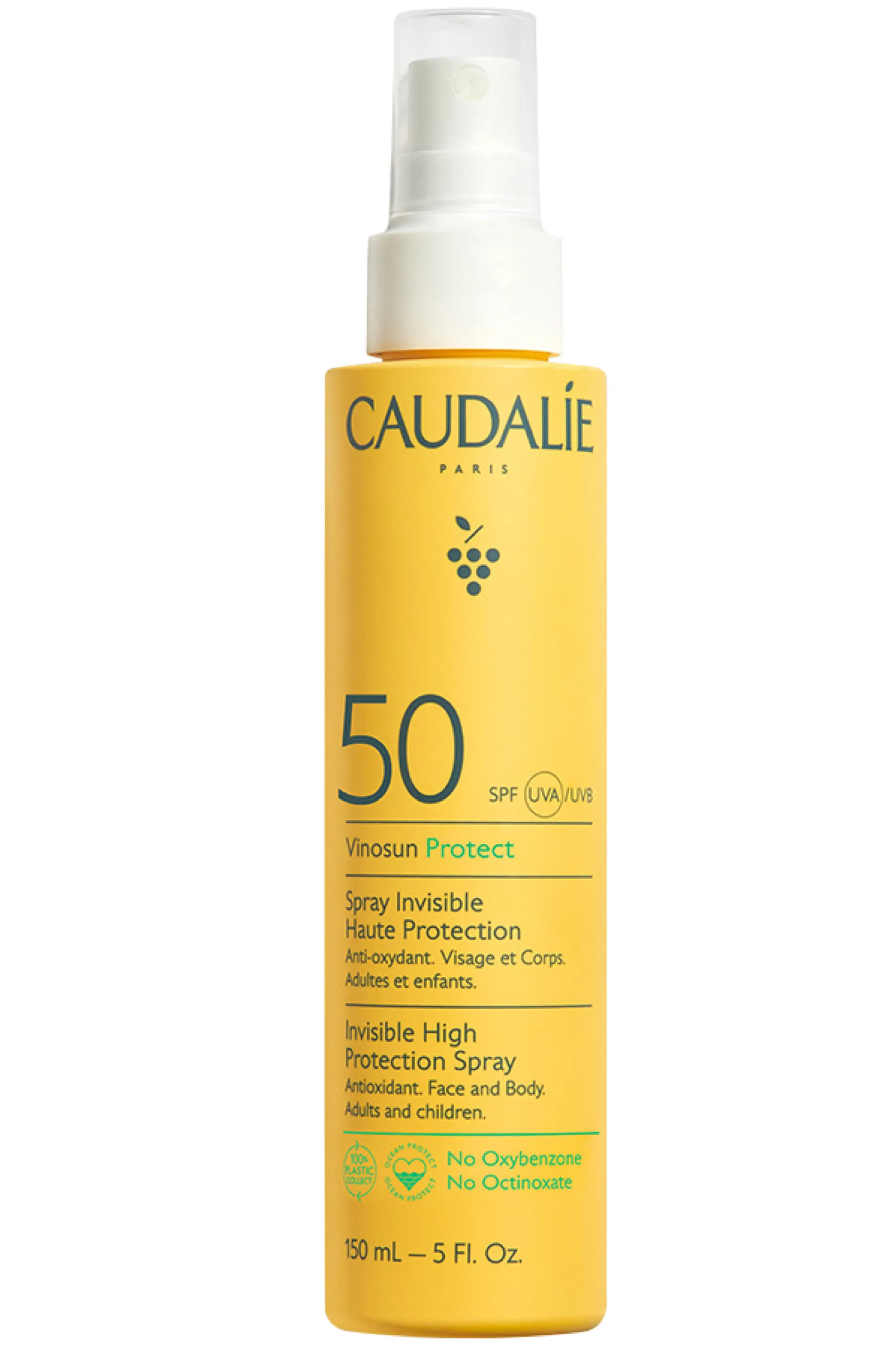 Caudalie Spray solaire invisible haute protection SPF50 Vinosun-150 ml