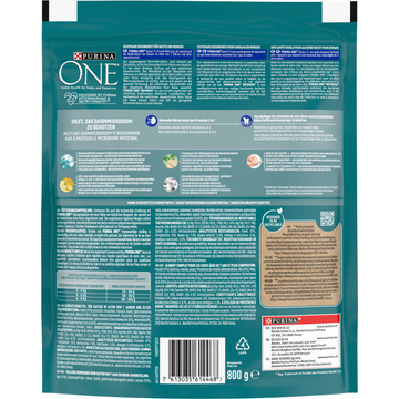 PURINA® ONE Senior 7+ Rijk aan Kip kattenvoer 800 gr