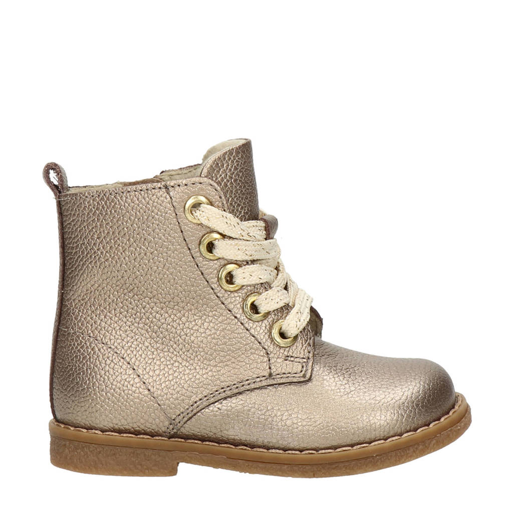 Nelson Kids veterboots goud metallic