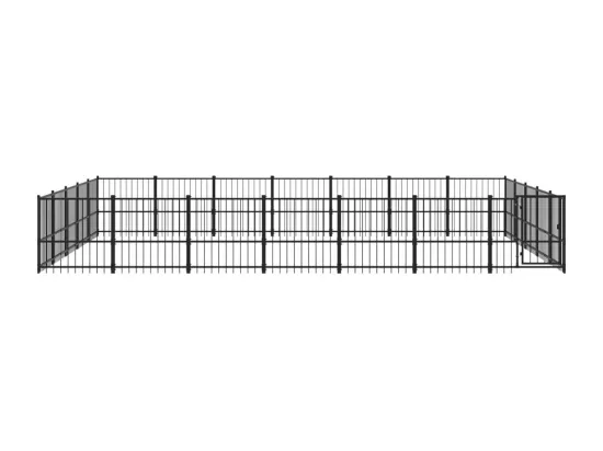 Chenil cage enclos pac noire 679 x 485 x 100 cm 02_0041836