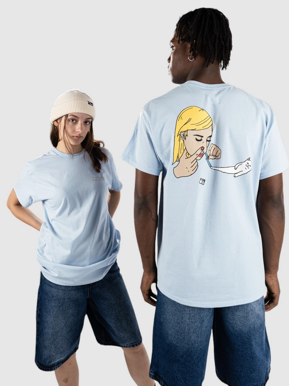 RIPNDIP Coconerm T-Shirt light blue
