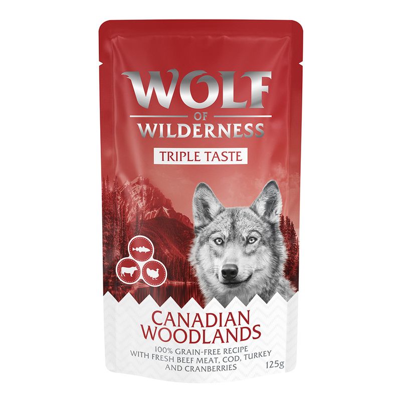 Wolf of Wilderness Triple Taste 12 x 125 g