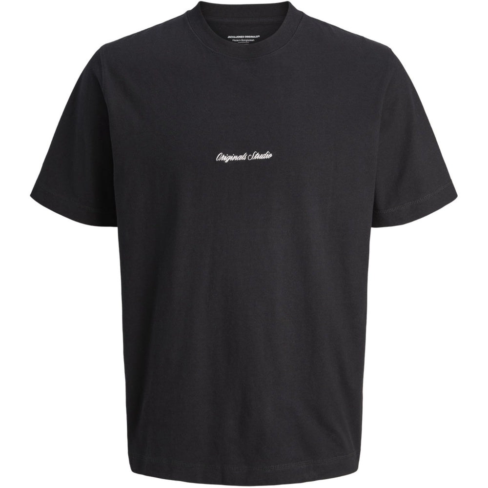 Køb Jack & Jones Junior Black Jornorrebro Emb Tee Ss Cn Noos Jnr