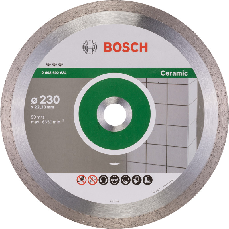 Bosch Best for Ceramic diamantschijf tegels 230x22,2x2,4mm