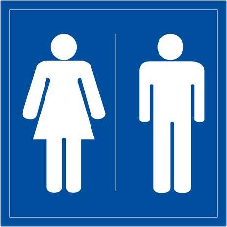Panneau Toilettes - Homme Femme