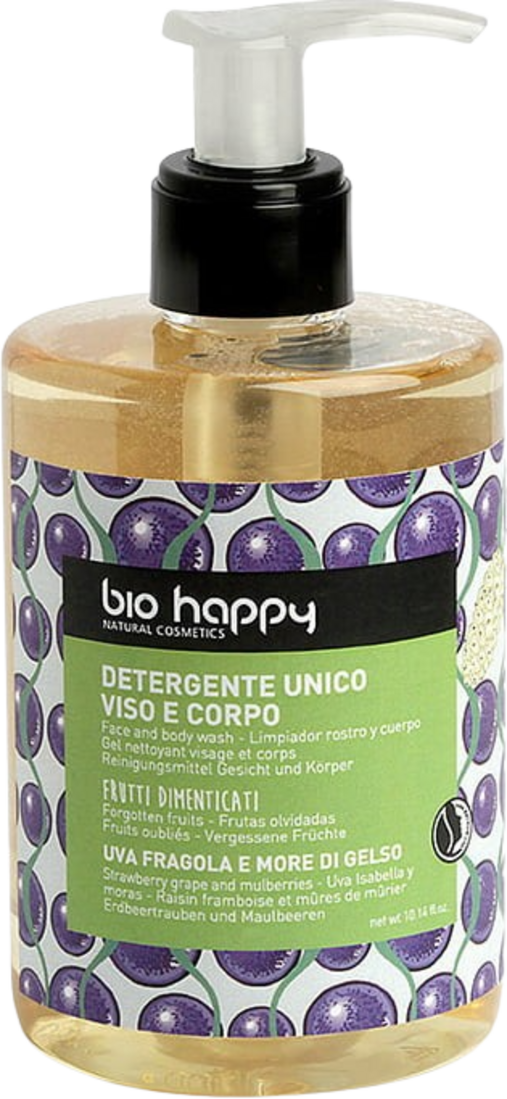 Bio Happy  Face & Body Wash Strawberry Grape & Mulberry, 300 ml
