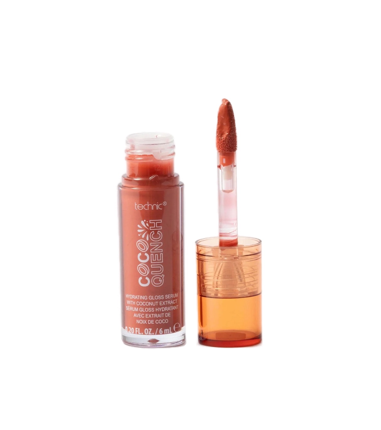 Technic Cosmetics - Brilho Labial Coco Quench - Mandarin Mist