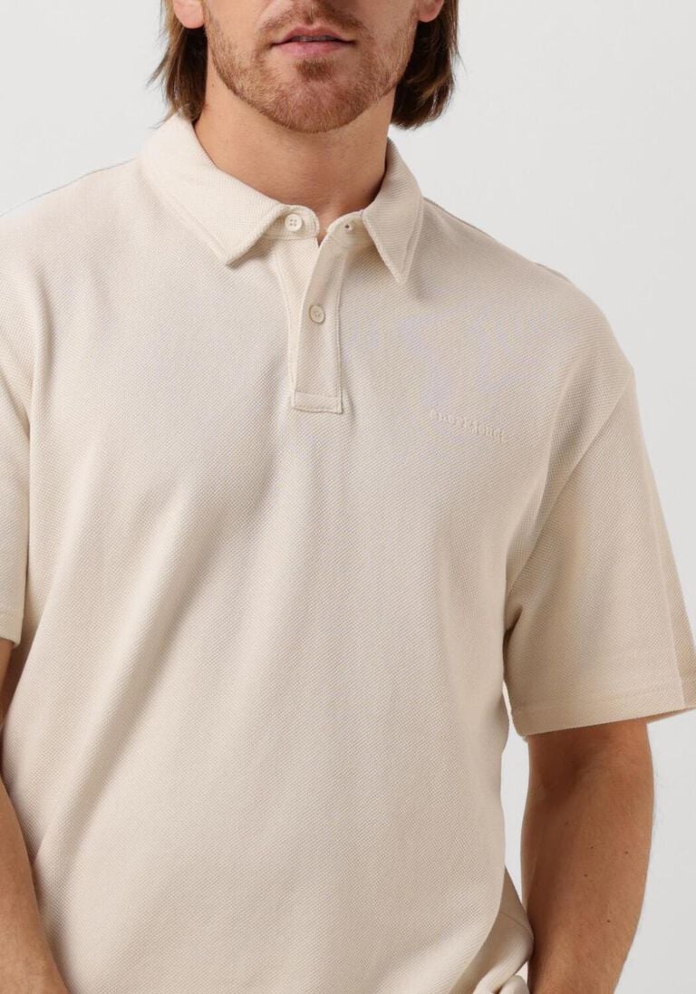 ANERKJENDT gebroken wit anerkjendt polo akrene s/s pique polo