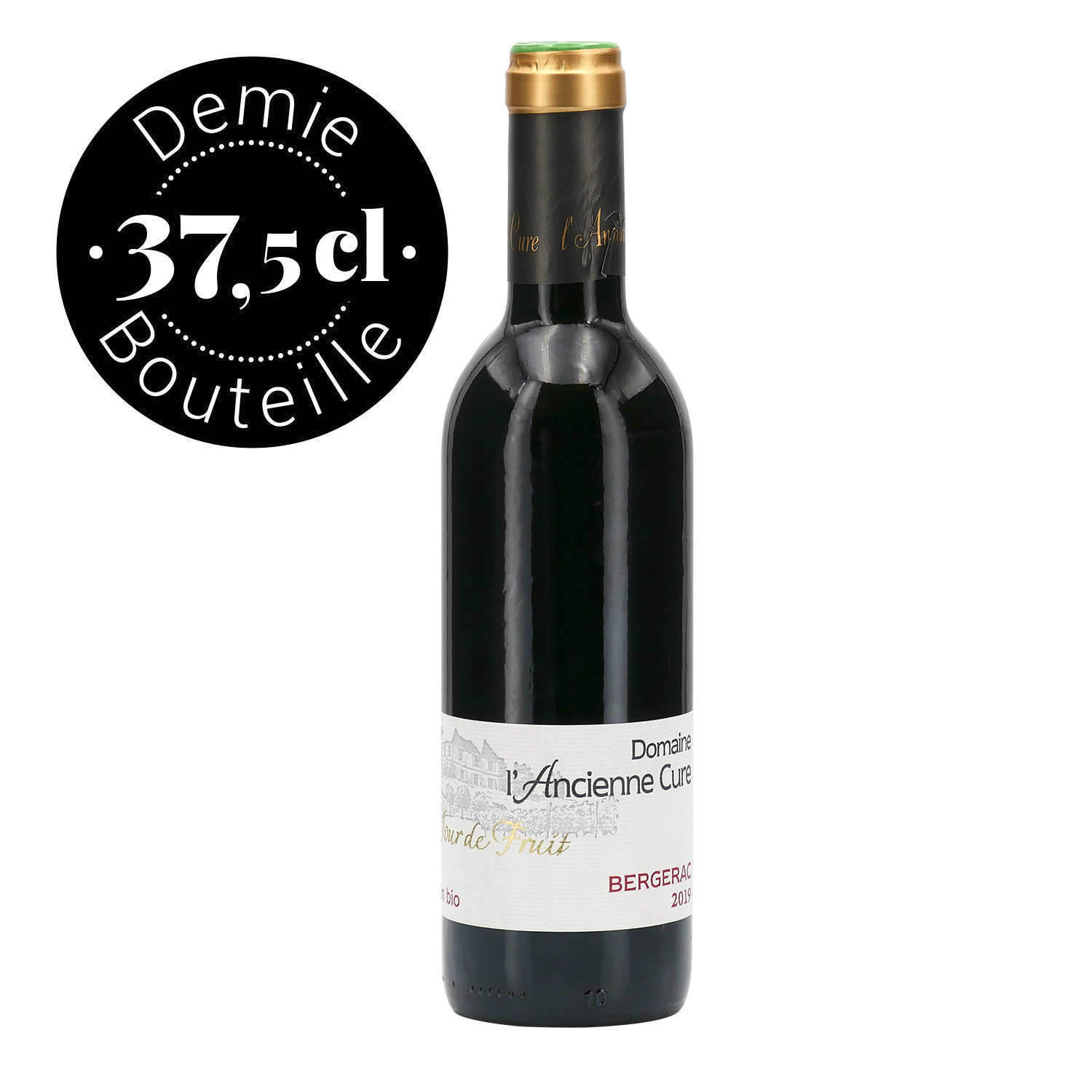 Bergerac vin rouge bio Jour de Fruit - Demi-bouteille