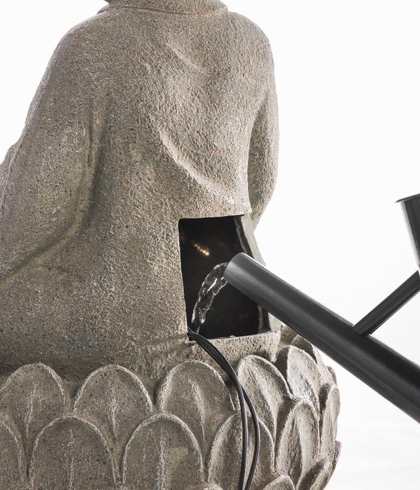 Dehner Polyresin-Gartenbrunnen Yoga,